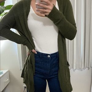 AE Dark Green Cardigan